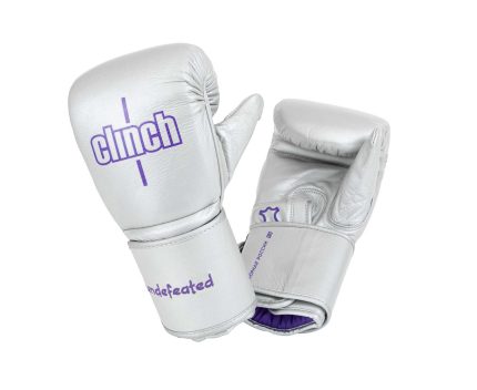 Перчатки снарядные Clinch Undefeated серебристые