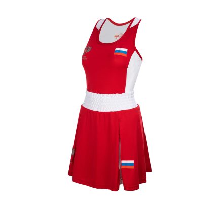 Женская боксерская форма CLINCH FIGHT красная