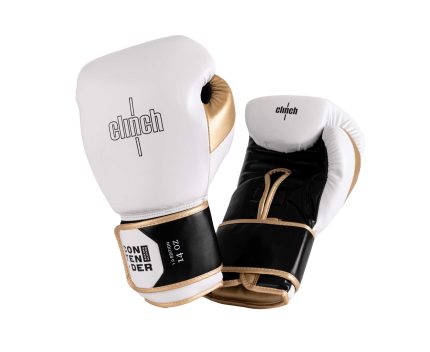 Боксерские перчатки CLINCH CONTENDER белые