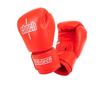 Перчатки для тайского бокса Clinch Muay Thai красные