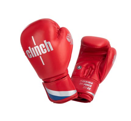 Боксерские перчатки CLINCH OLIMP PLUS красные