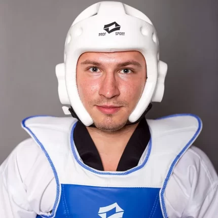 Шлем для тхэквондо PROFSPORT белый