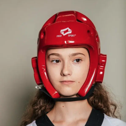 Шлем для тхэквондо PROFSPORT красный