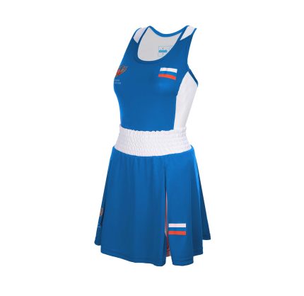 Женская боксерская форма CLINCH FIGHT синяя